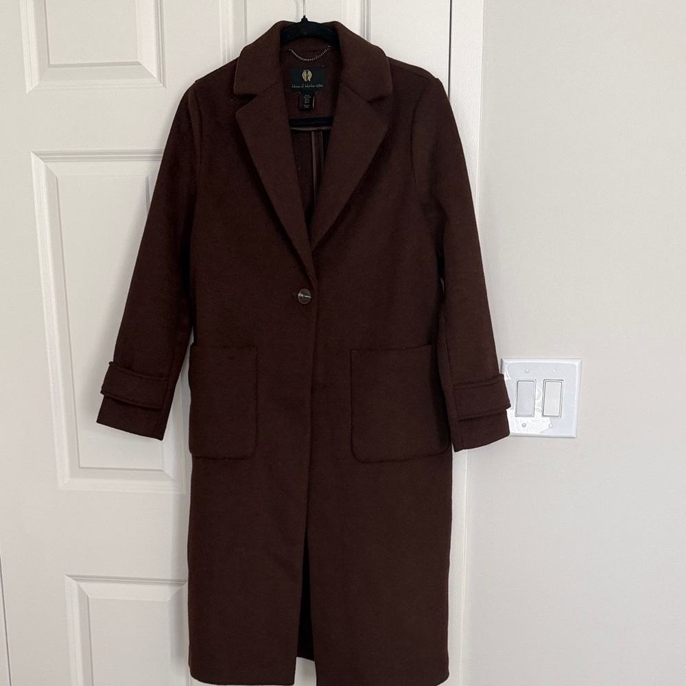 House of Harlow 1960 Dark Brown Trench Coat